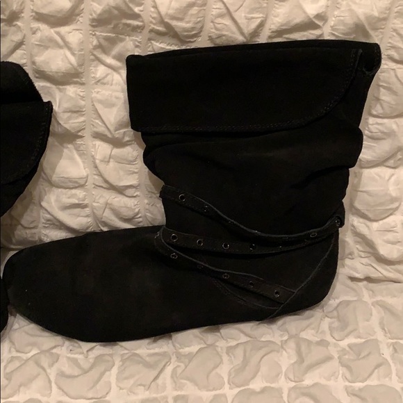 Black slouch boots - Picture 2 of 3